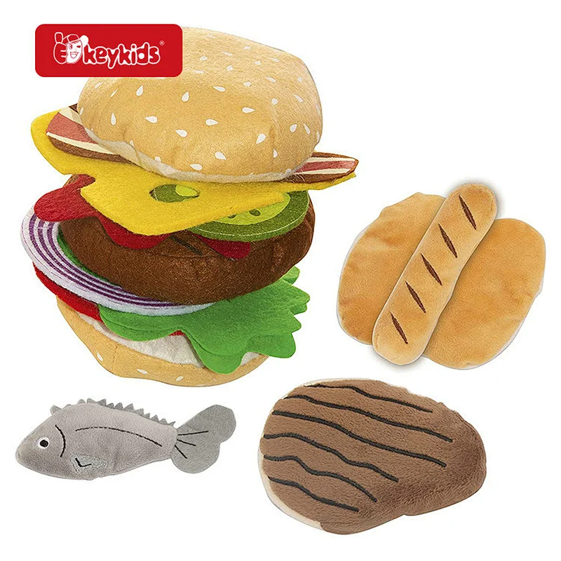 Wholesale Pretend Play Simulation Soft Felt Garden Vegetable Toy For Kids W10D700