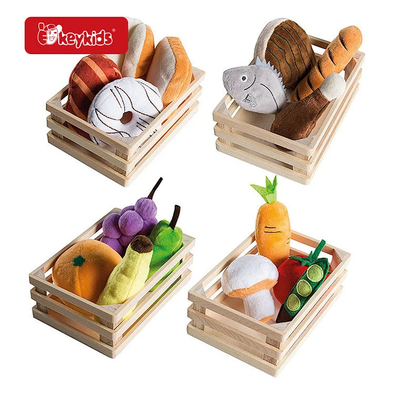 Wholesale Pretend Play Simulation Soft Felt Garden Vegetable Toy For Kids W10D700
